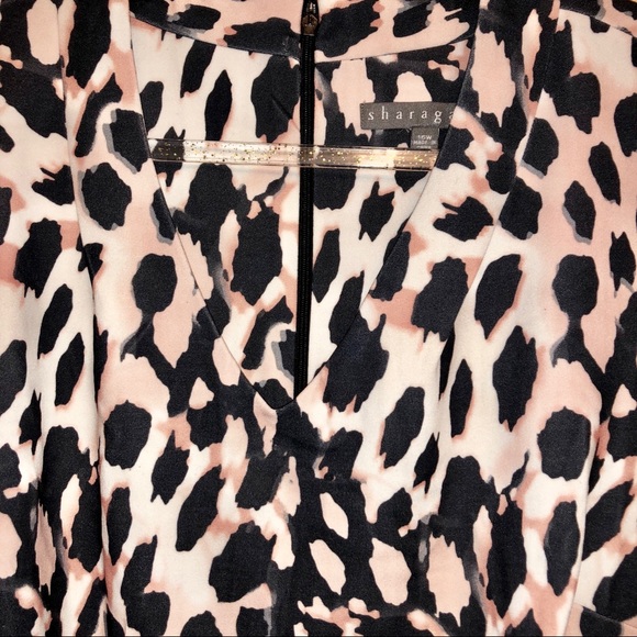 Sharagano size 16W sheath dress bold print NWT - Picture 3 of 6